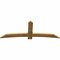 Ekena Millwork Bellingham Rough Sawn Timber Gable Bracket, Western Red Cedar, 84"W x 31"H x 2"D x 6"F, 9/12 Pitch GBW084X31X0206BEL00RWR - alternate 5